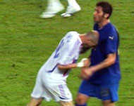 zizou et materazzi